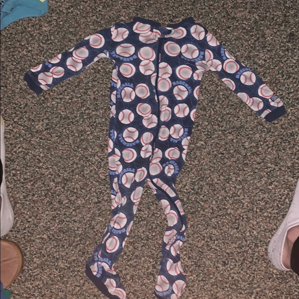 Feetie baseball pjs